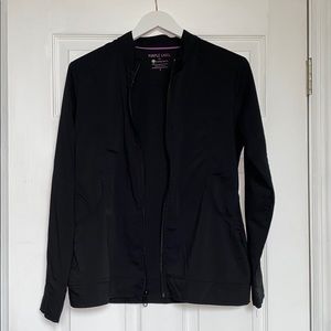 Healing hands Purple Label- Black scrub jacket